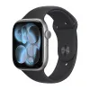 Apple Watch Series 11 42mm Aluminum Space Gray Case Black Sport Band M/L