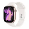 Apple Watch Series 11 42mm Aluminum Rose Gold Case Light Blush Sport Band S/M