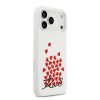 Lagerfeld для iPhone 17 Pro чехол Liquid Silicone Hearts Hard White (MagSafe)
