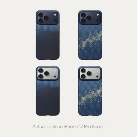 Чехол PITAKA Ultra-Slim Case для iPhone 17 Pro (Milky way galaxy)